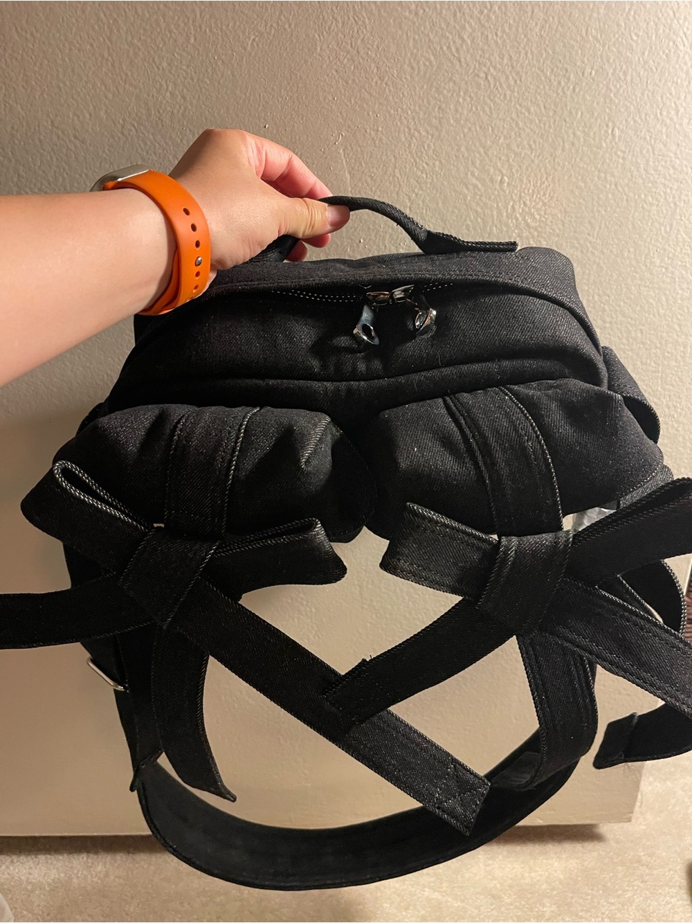 Simone Rocha Bead Embellished Bow Bag - Picture 2 of 12